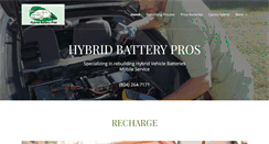 Desktop Screenshot of hybridbatterypros.com